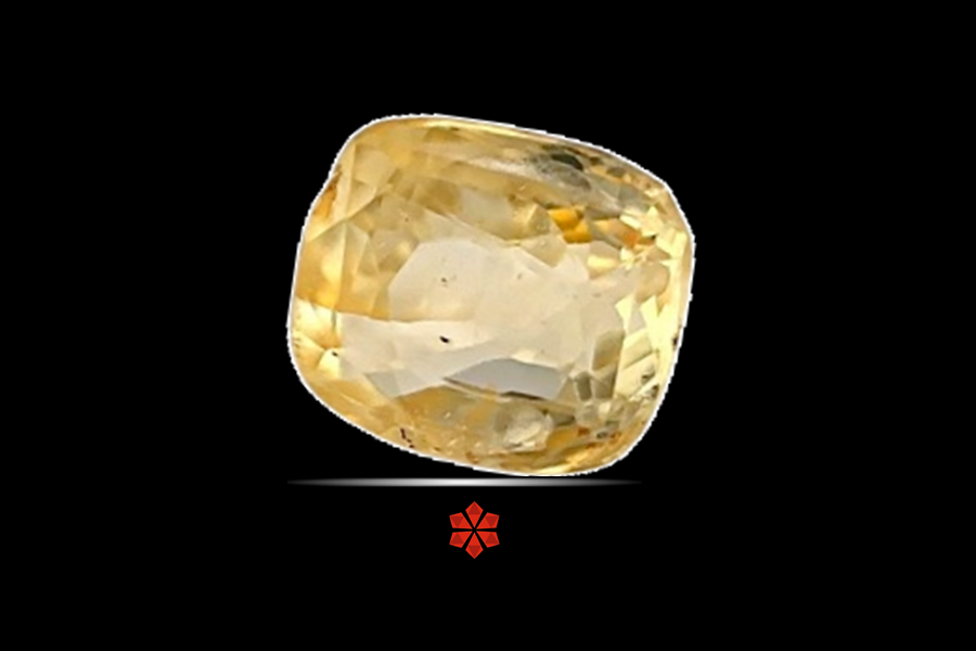 Yellow Sapphire (Pushparag) 7x6 MM 1.5 carats