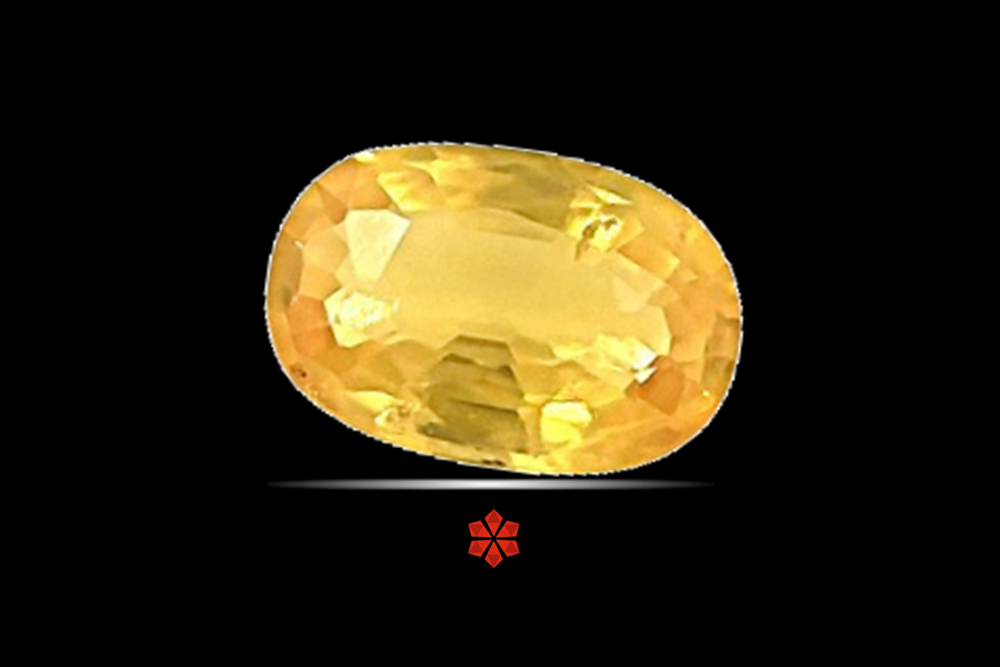 Yellow Sapphire (Pushparag) 7x5 MM 0.88 carats