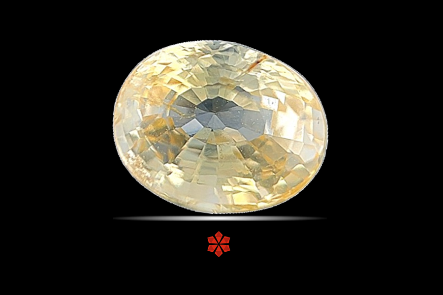 Yellow Sapphire (Pushparag) 9x7 MM 2.72 carats