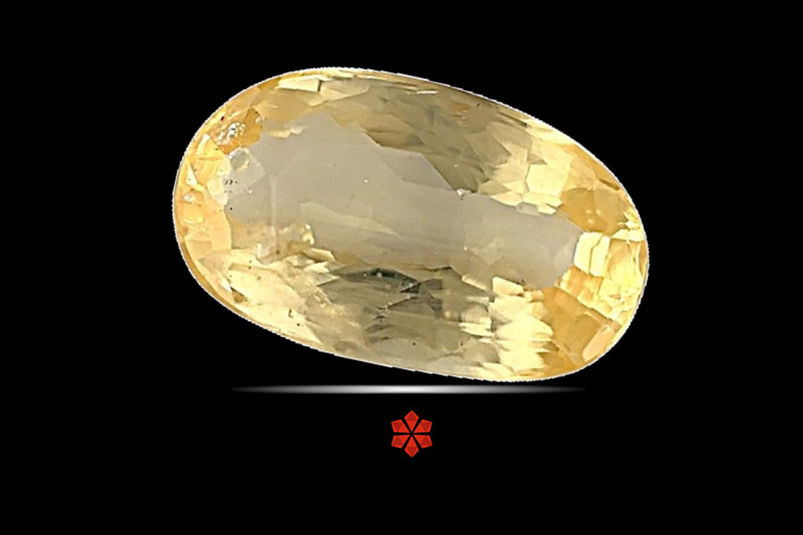 Yellow Sapphire (Pushparag) 11x7 MM 2.82 carats