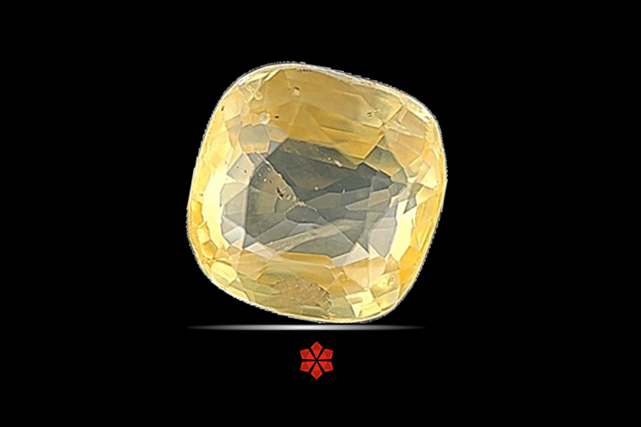Yellow Sapphire (Pushparag) 6x6 MM 1.5 carats
