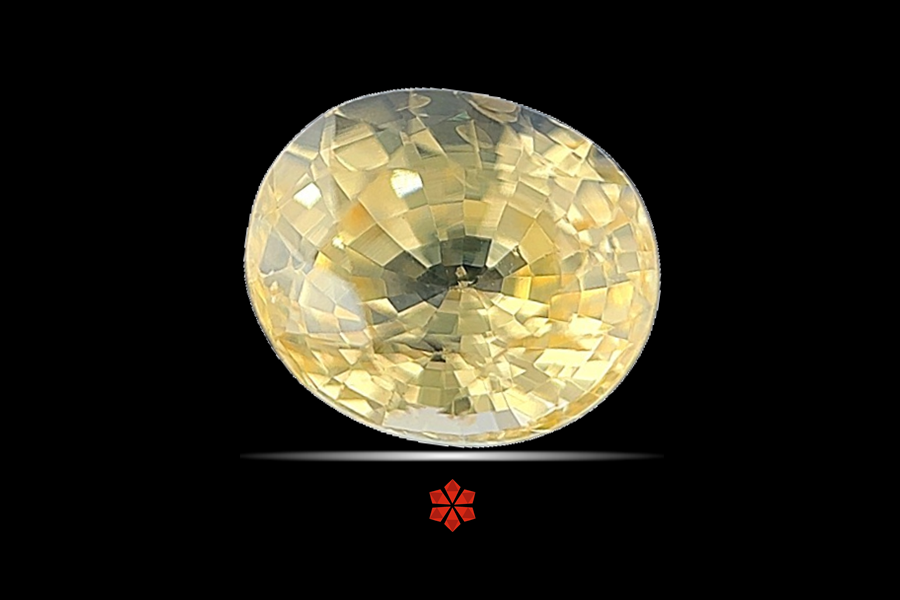 Yellow Sapphire (Pushparag) 8x7 MM 2.67 carats