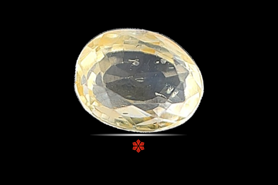 Yellow Sapphire (Pushparag) 7x6 MM 1.42 carats