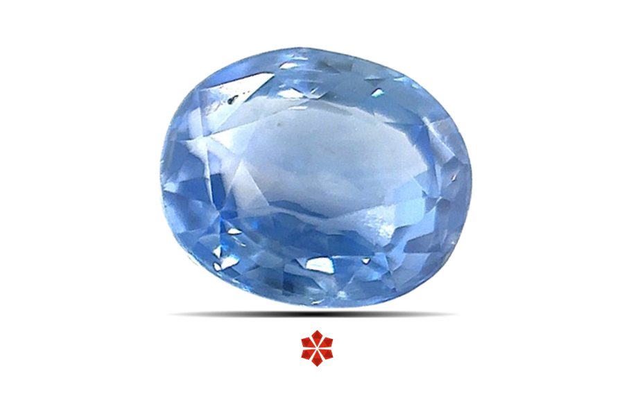 Blue Sapphire (Neelam) 8x7 MM 2.45 carats