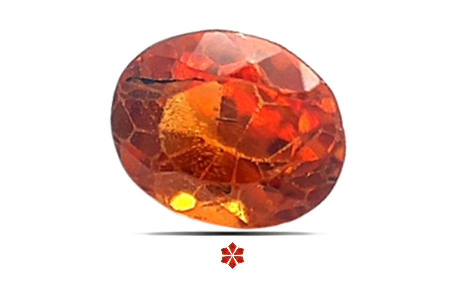 Hessonite (Gomed) 6x5 MM 0.71 carats