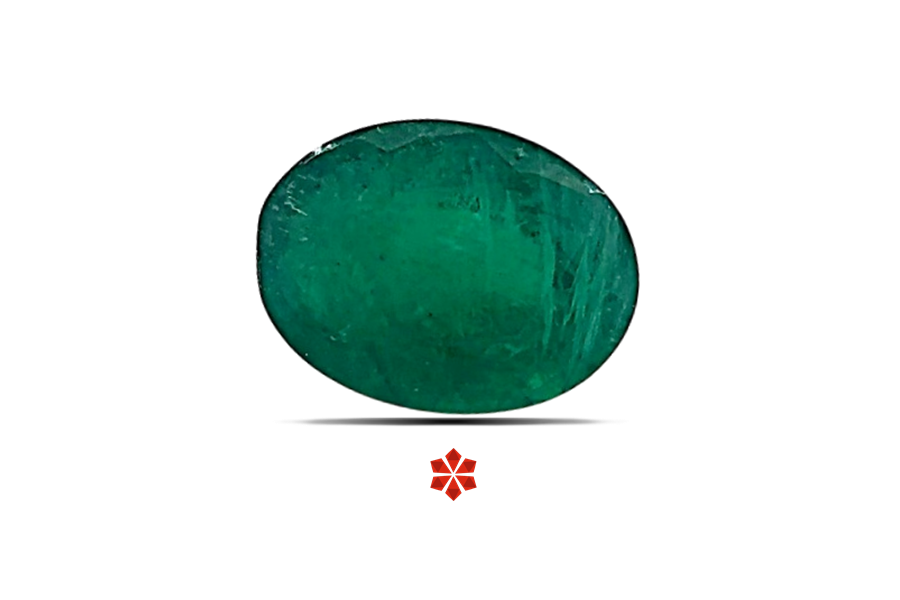 Emerald (Maragadham) 7x5 MM 0.8 carats