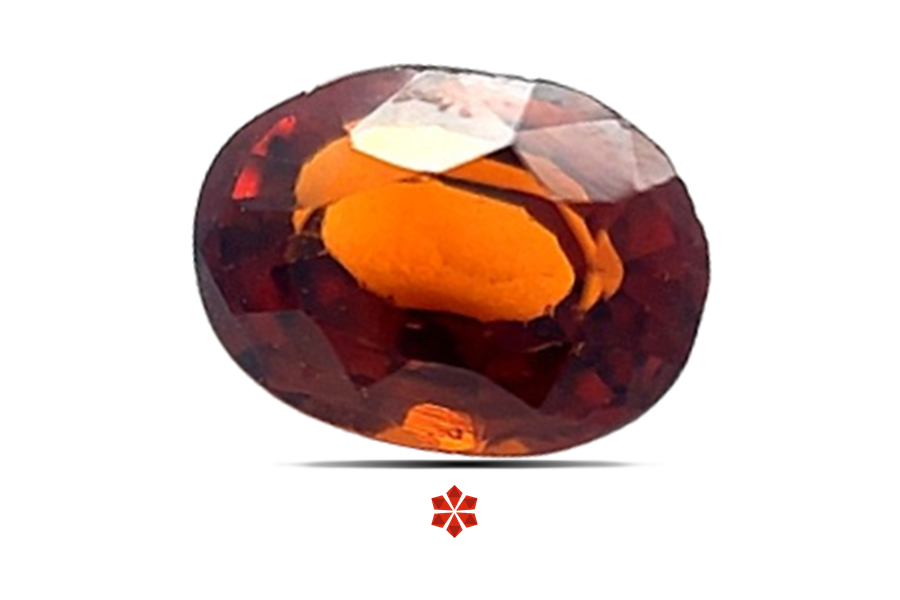 Hessonite (Gomed) 7x5 MM 1.1 carats