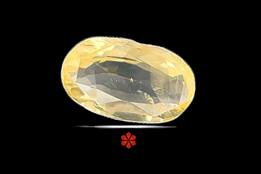 Yellow Sapphire (Pushparag) 8x5 MM 1.55 carats