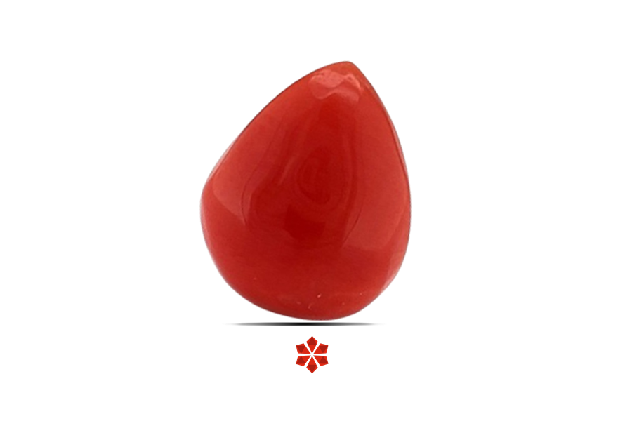 Red Coral 11x9 MM 2.57 carats