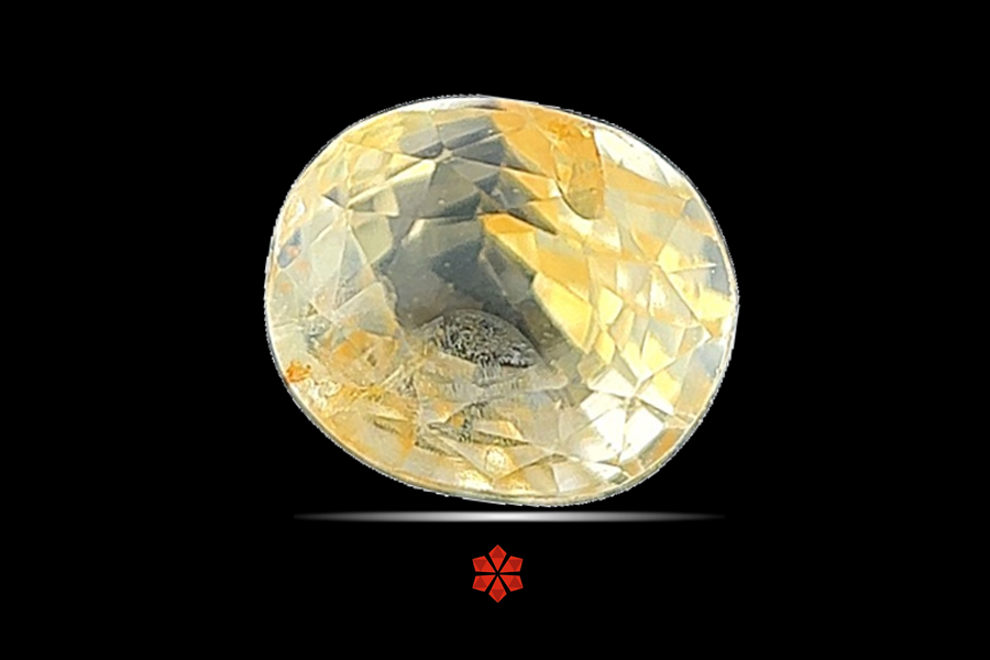 Yellow Sapphire (Pushparag) 7x6 MM 2.23 carats