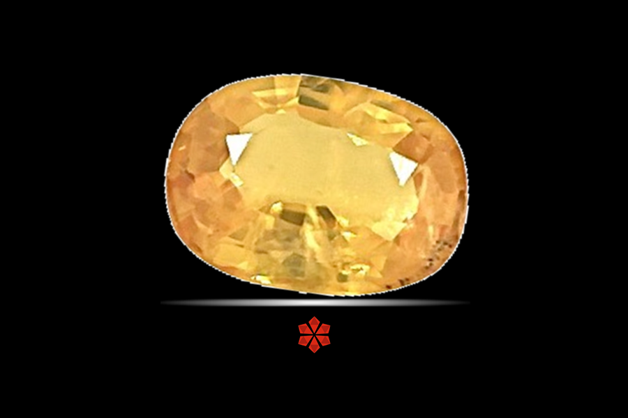 Yellow Sapphire (Pushparag) 7x5 MM 0.98 carats