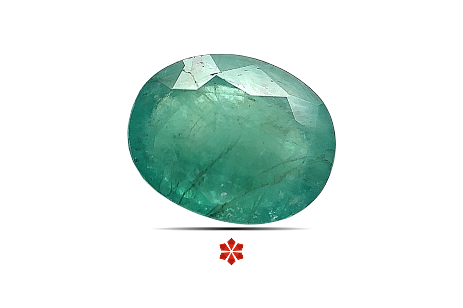 Emerald (Maragadham) 9x8 MM 2.42 carats