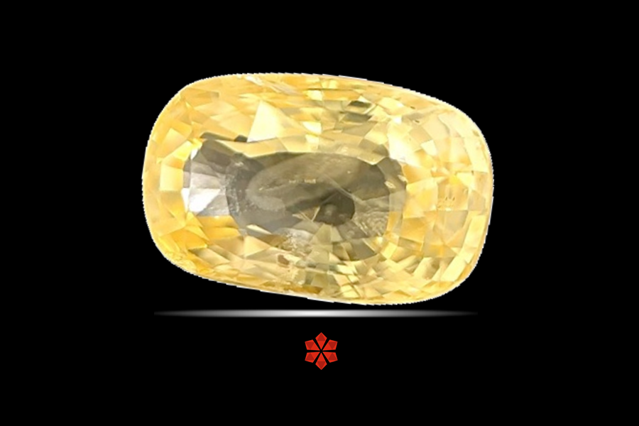 Yellow Sapphire (Pushparag) 12x8 MM 5.93 carats