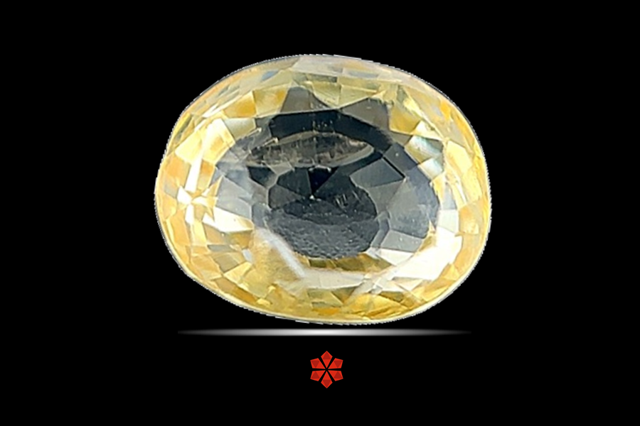 Yellow Sapphire (Pushparag) 8x7 MM 2.18 carats