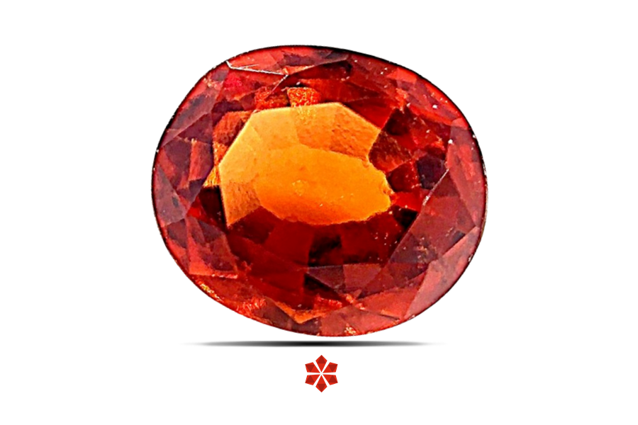 Hessonite (Gomed) 8x7 MM 2.14 carats