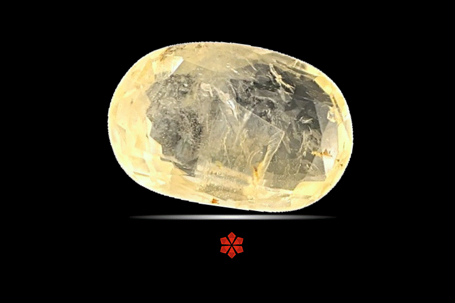 Yellow Sapphire (Pushparag) 13x9 MM 4.93 carats