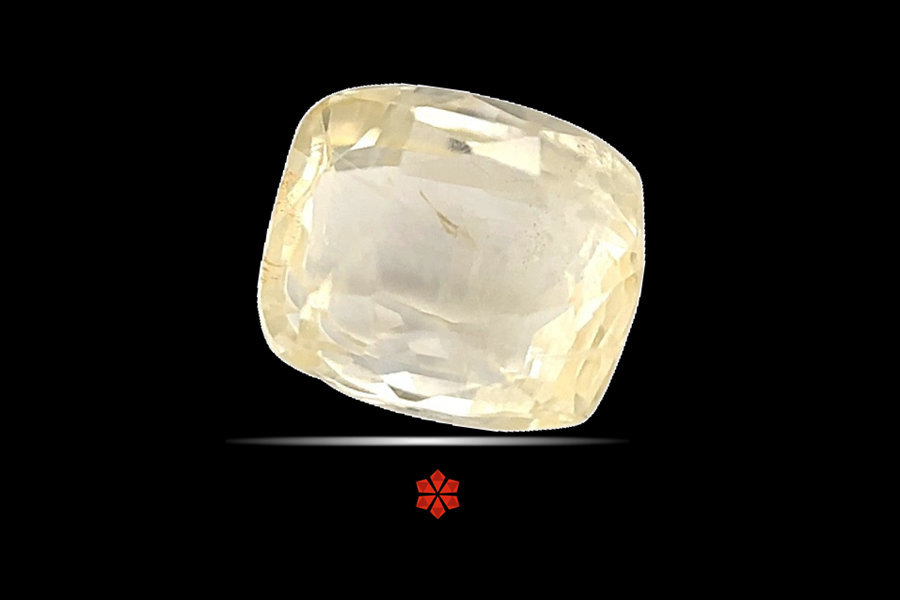 Yellow Sapphire (Pushparag) 8x7 MM 2.86 carats