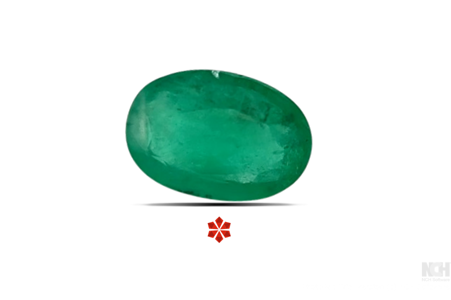 Emerald (Maragadham) 7x5 MM 0.61 carats