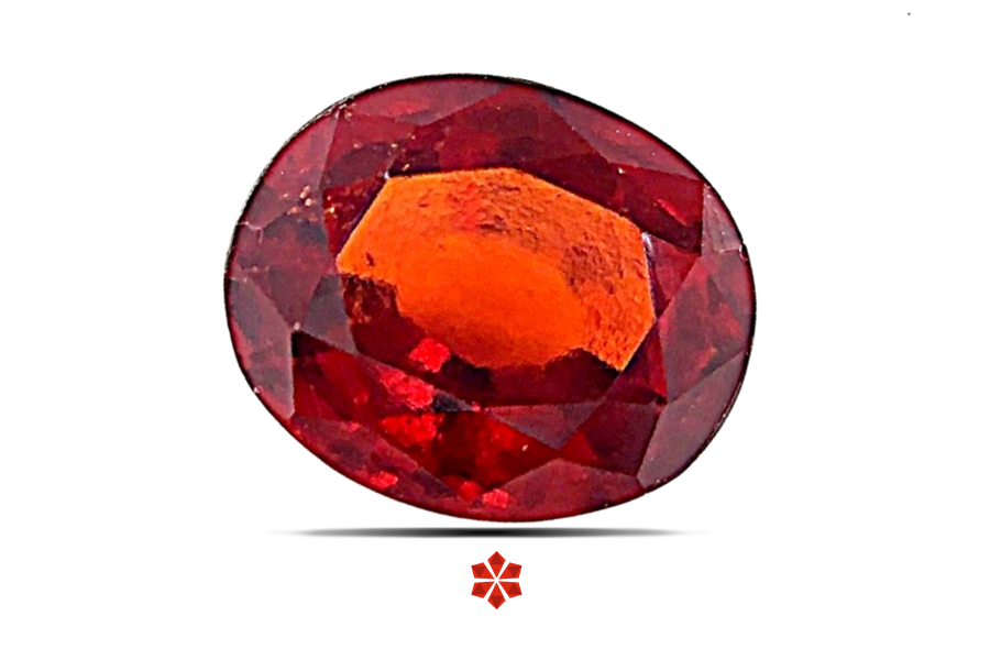 Hessonite (Gomed) 8x7 MM 2.04 carats