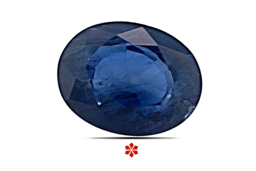 Blue Sapphire (Neelam) 9x7 MM 2.46 carats