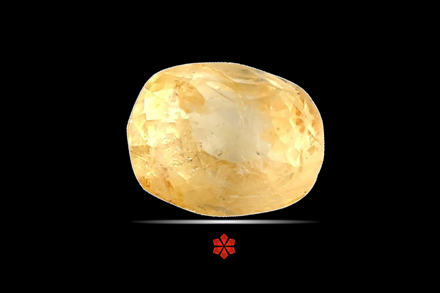 Yellow Sapphire (Pushparag) 9x7 MM 3.51 carats