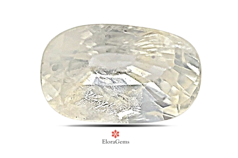 White Sapphire 9x6 MM 2.91 carats