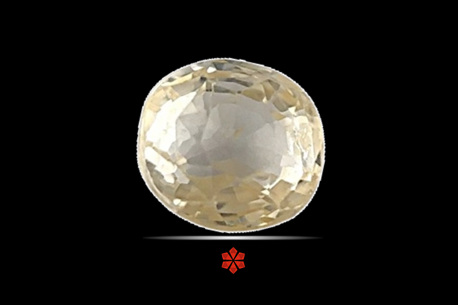 Yellow Sapphire (Pushparag) 6x5 MM 1.1 carats