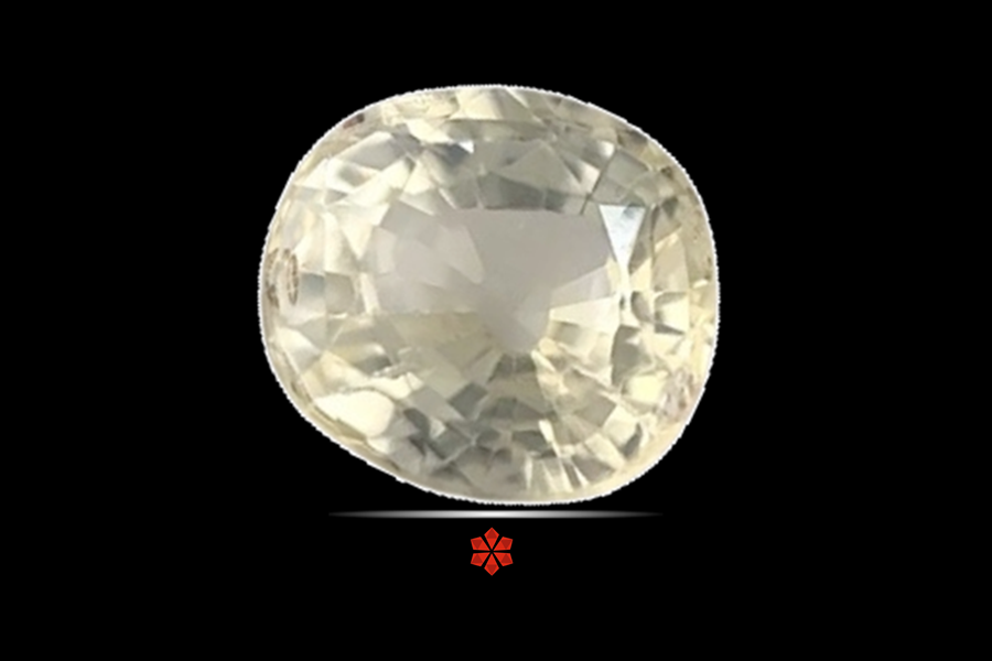 Yellow Sapphire (Pushparag) 7x6 MM 1.28 carats