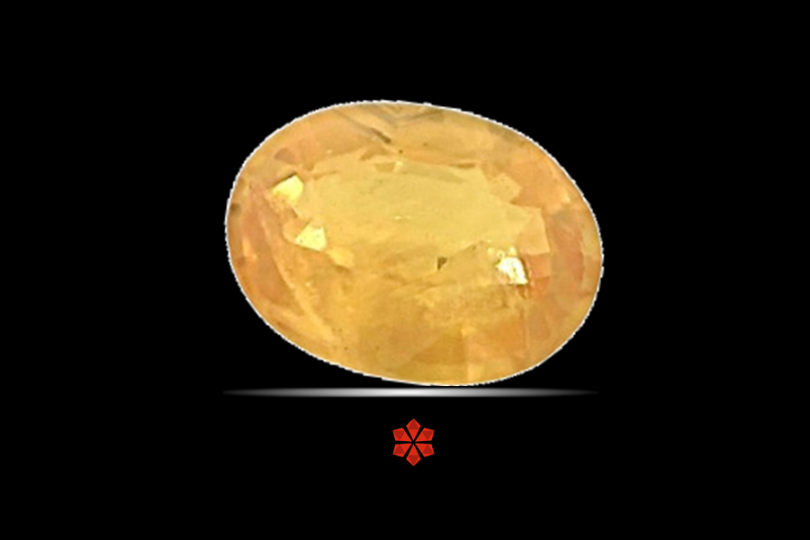 Yellow Sapphire (Pushparag) 7x5 MM 1.1 carats