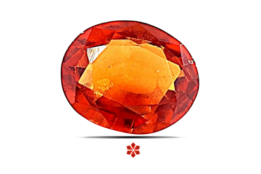 Hessonite (Gomed) 8x7 MM 1.8 carats