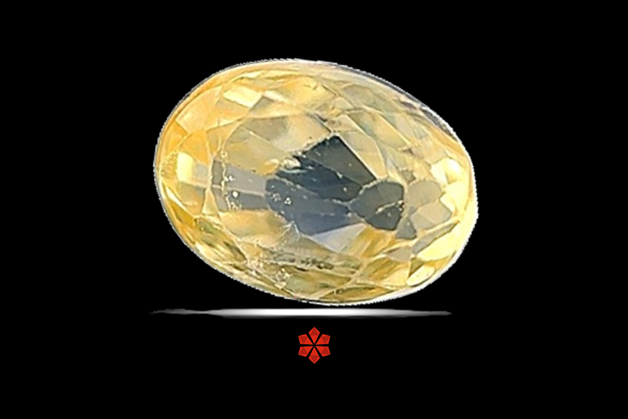 Yellow Sapphire (Pushparag) 6x5 MM 1.09 carats