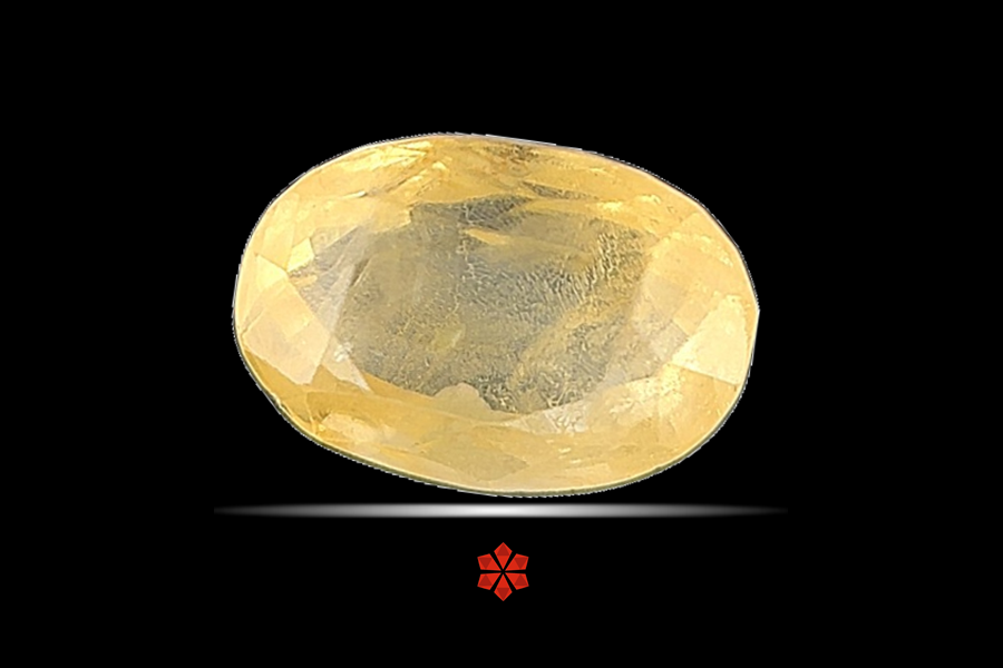 Yellow Sapphire (Pushparag) 10x7 MM 3 carats