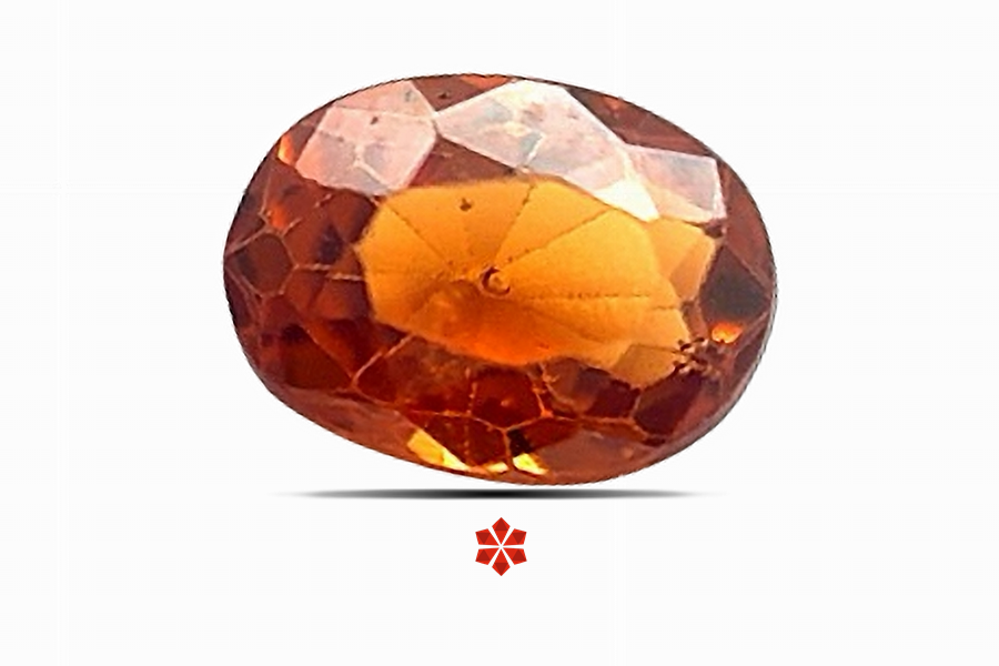 Hessonite (Gomed) 7x5 MM 0.95 carats