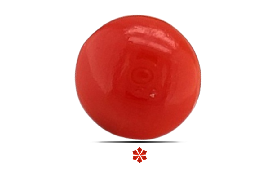 Red Coral 7x7 MM 1.07 carats