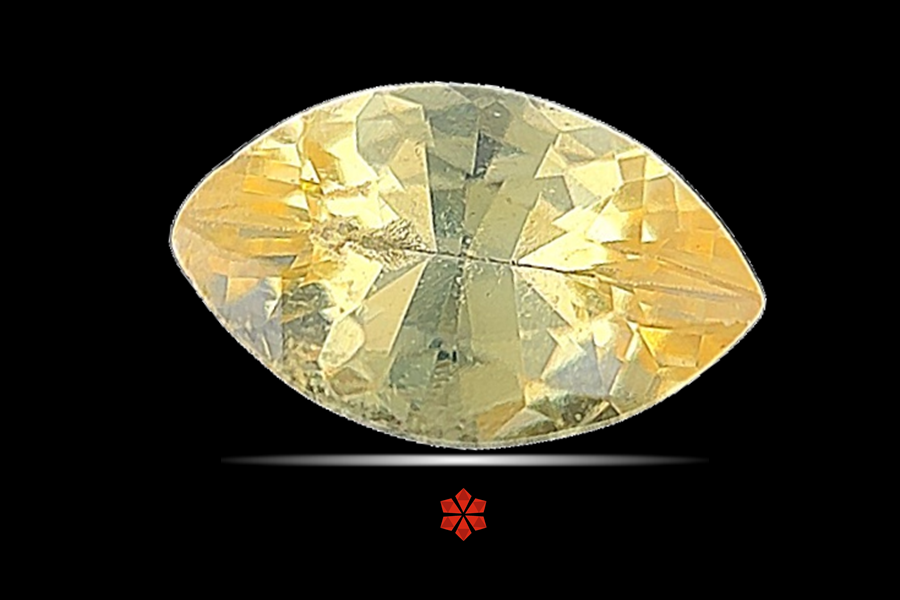 Yellow Sapphire (Pushparag) 8x5 MM 0.9 carats
