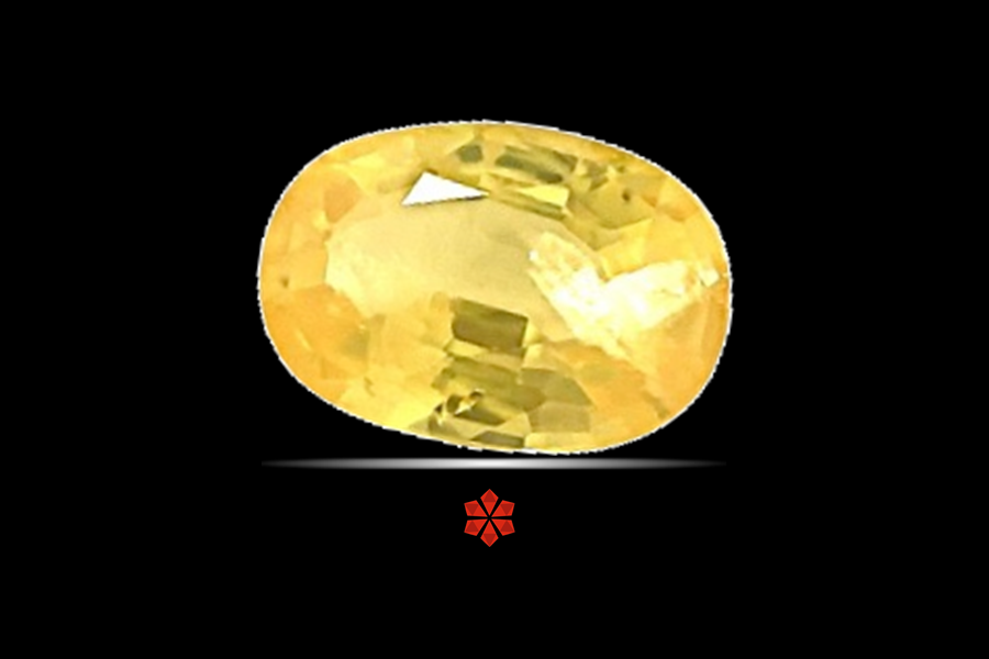 Yellow Sapphire (Pushparag) 7x5 MM 0.9 carats