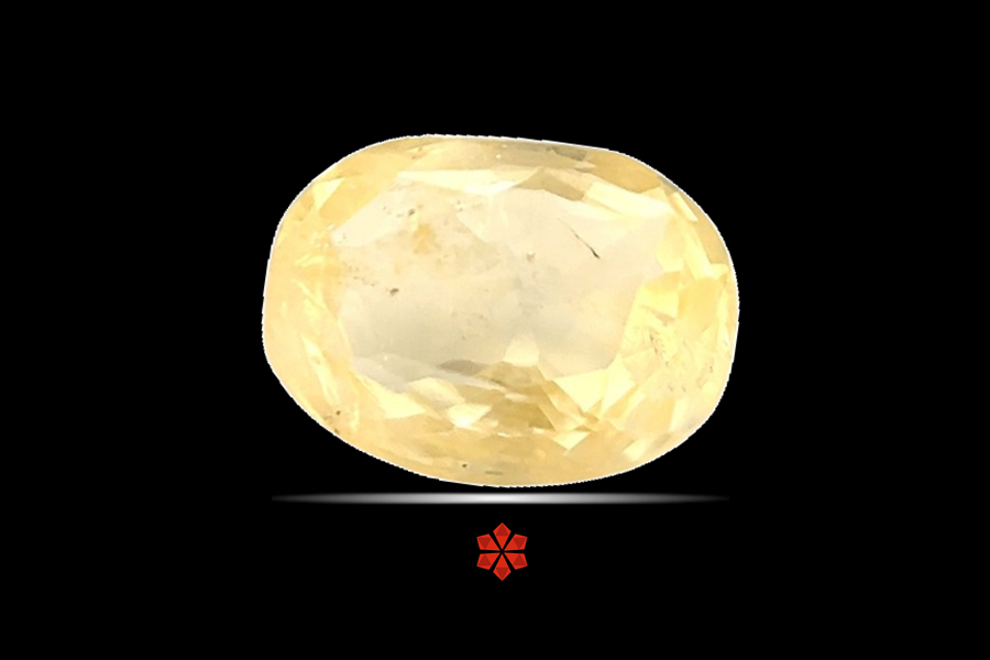 Yellow Sapphire (Pushparag) 9x7 MM 3.02 carats