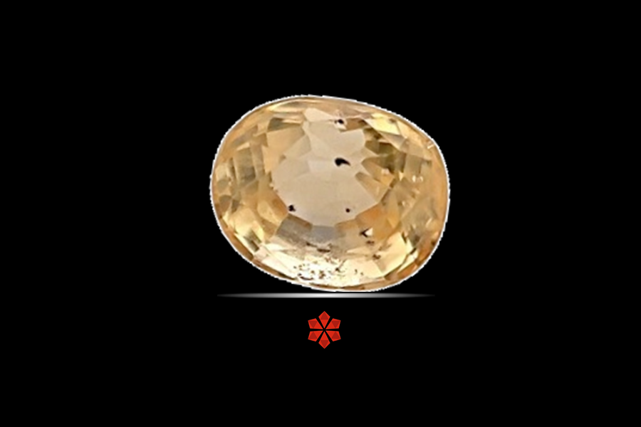 Yellow Sapphire (Pushparag) 7x6 MM 1.52 carats