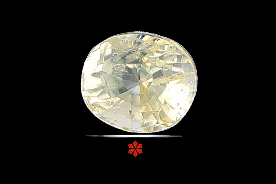 Yellow Sapphire (Pushparag) 7x6 MM 2 carats