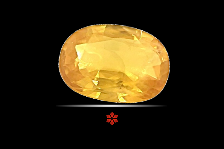 Yellow Sapphire (Pushparag) 9x7 MM 1.97 carats