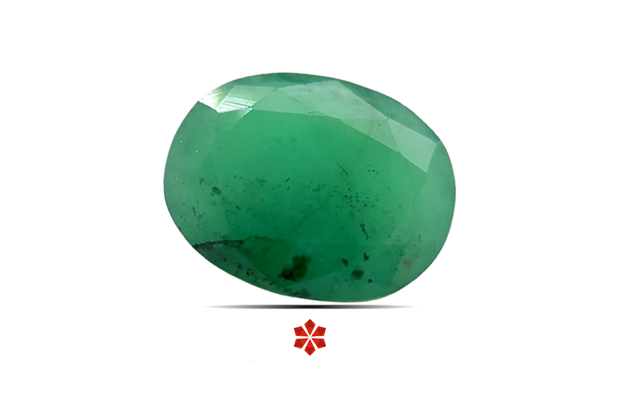 Emerald (Maragadham) 9x7 MM 1.88 carats