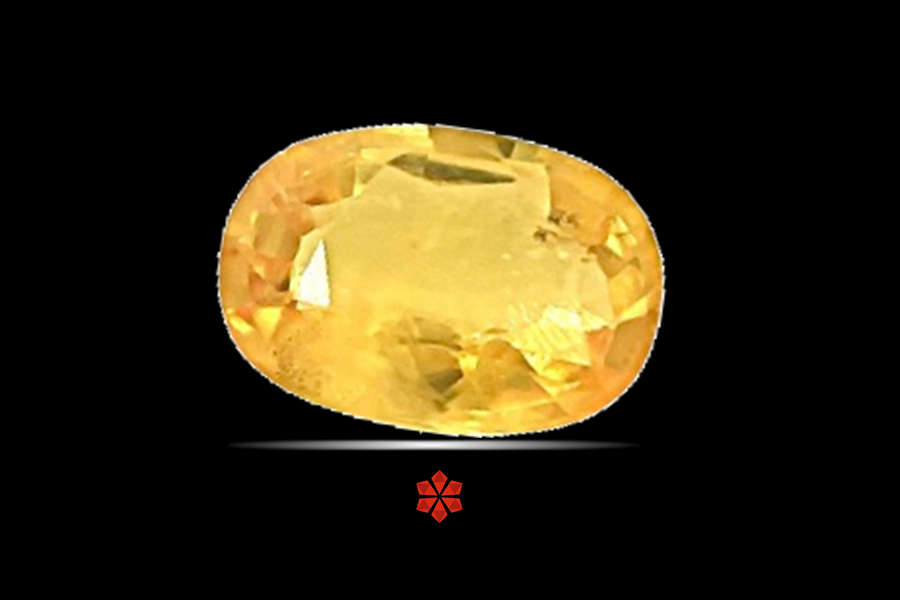 Yellow Sapphire (Pushparag) 7x5 MM 1.05 carats