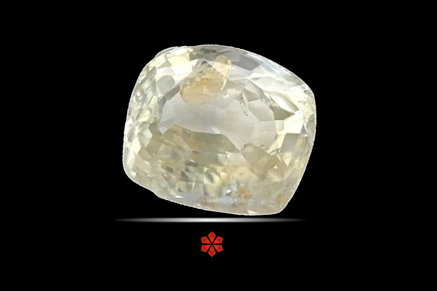 Yellow Sapphire (Pushparag) 8x8 MM 2.87 carats