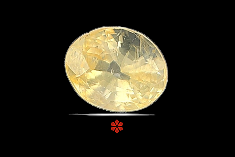Yellow Sapphire (Pushparag) 8x6 MM 1.8 carats