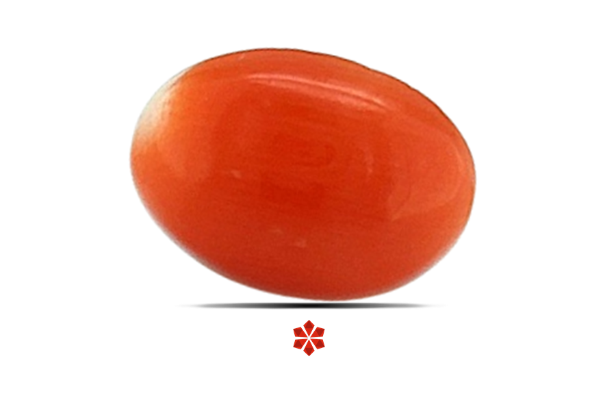 Red Coral 9x7 MM 1.34 carats