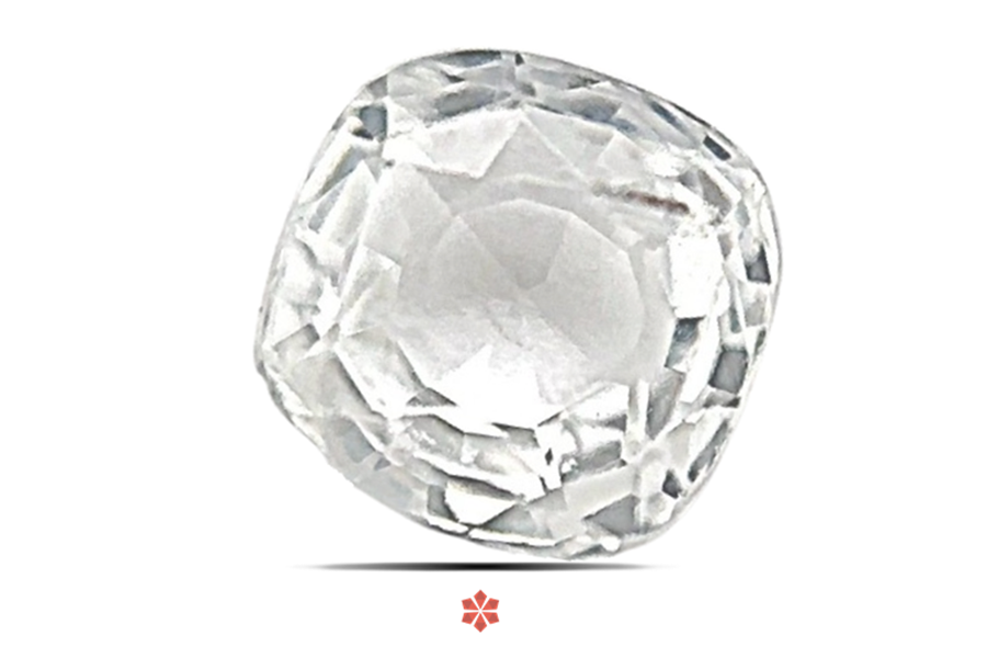 White Sapphire 5x5 MM 1.1 carats
