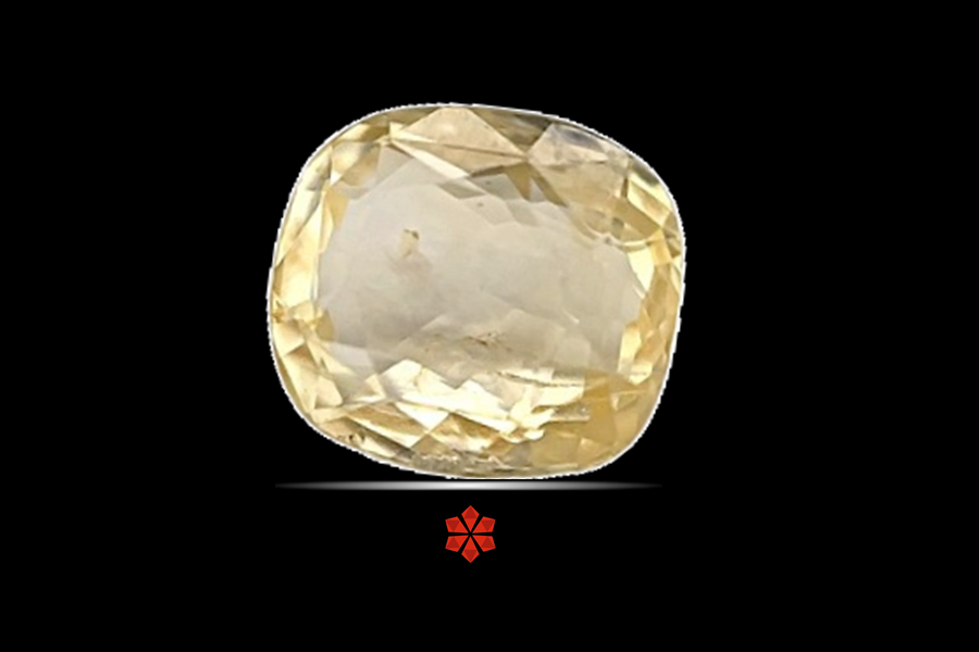 Yellow Sapphire (Pushparag) 7x6 MM 1.9 carats