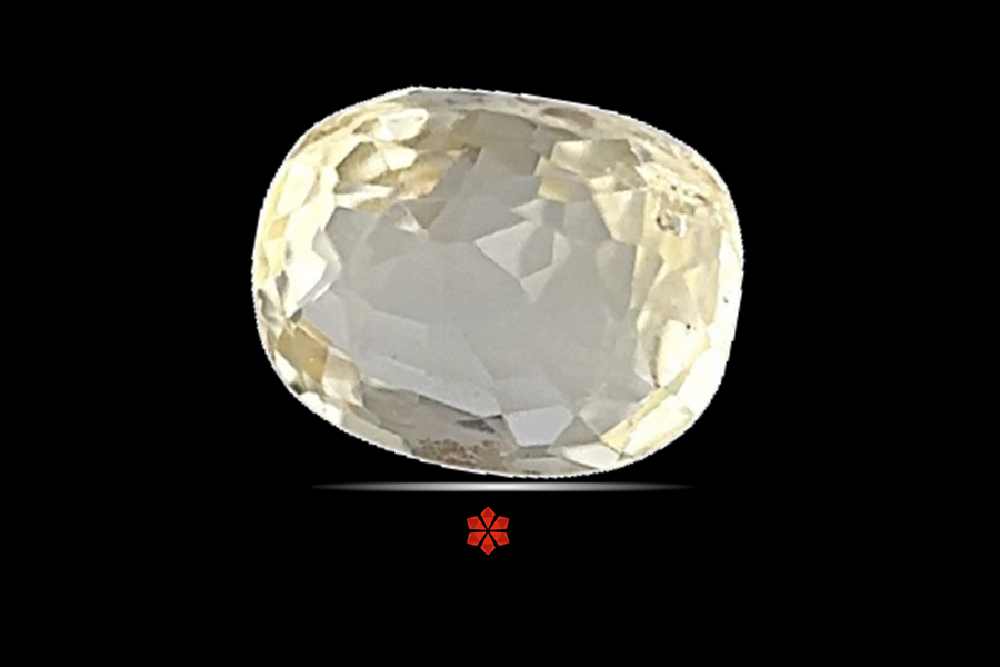 Yellow Sapphire (Pushparag) 7x6 MM 1.2 carats