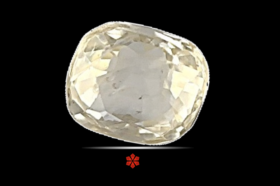Yellow Sapphire (Pushparag) 6x5 MM 1.3 carats