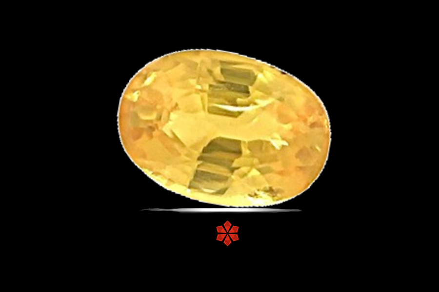 Yellow Sapphire (Pushparag) 7x5 MM 1.12 carats